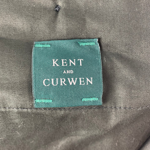 KENT and CURWEN Size 38 Grey Heather Wool Zip Fly Dress Pants