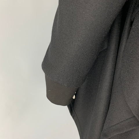 S'YTE by YOHJI YAMAMOTO Size M Black Wool Layered Coat