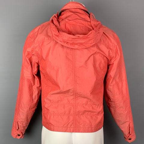 SPIEWAK Chaqueta cortavientos de mezcla de algodón roja talla S
