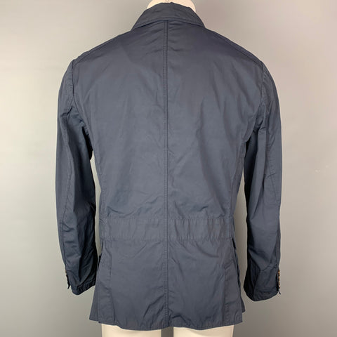 RLX by RALPH LAUREN Size M Navy Nylon Cotton Notch Lapel Jacket