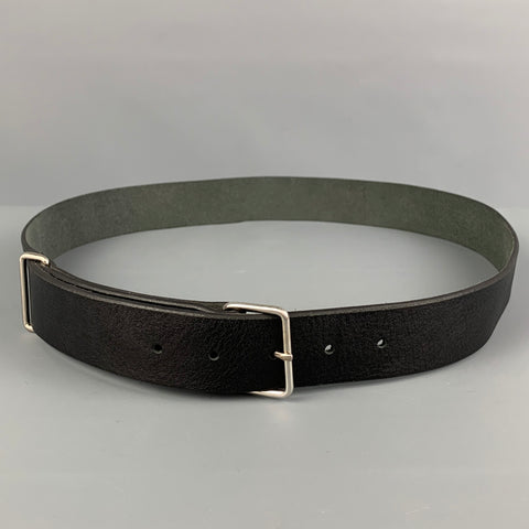 ETUDES Size M Black Leather Belt