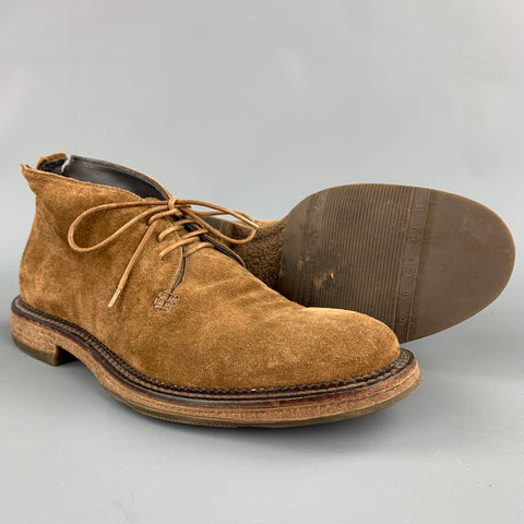 TO BOOT NY Size 9 Brown Suede Chukka Lace Up Shoes