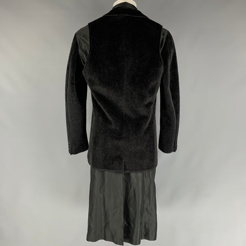COMME des GARCONS HOMME PLUS Size M Black Polyester Faux Fur Vest Jacket