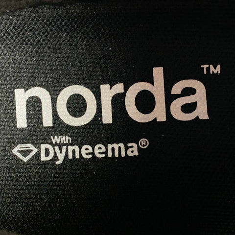 NORDA Taille 10 Baskets à lacets en polyamide noir