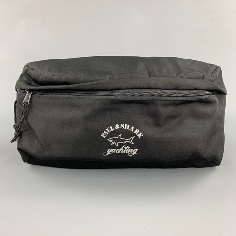 PAUL &amp; SHARK Sac banane en polyester avec logo noir