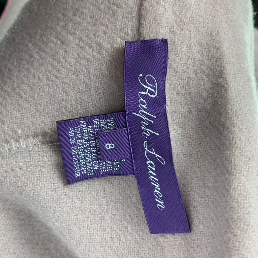 RALPH LAUREN Purple Label Size 8 Pink Wool Blend Jacket