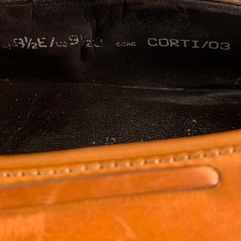 BALLY Size 9.5 Camel Leather Tassels Loafers