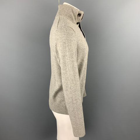 POLO by RALPH LAUREN Size S Olive Wool / Angora Mock Turtleneck Sweater