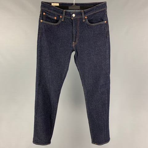 LEVI'S PREMIUM 514 Size 32 Blue Indigo Cotton Blend Regular Jeans