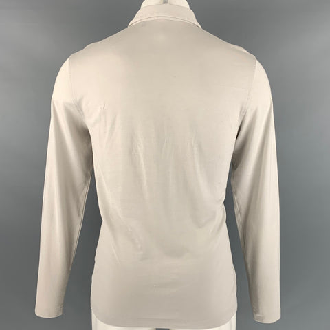 THEORY Size M Grey Collar Pullover