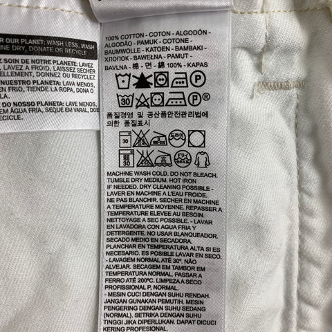 LEVI STRAUSS Size S White Cotton Trucker Jacket