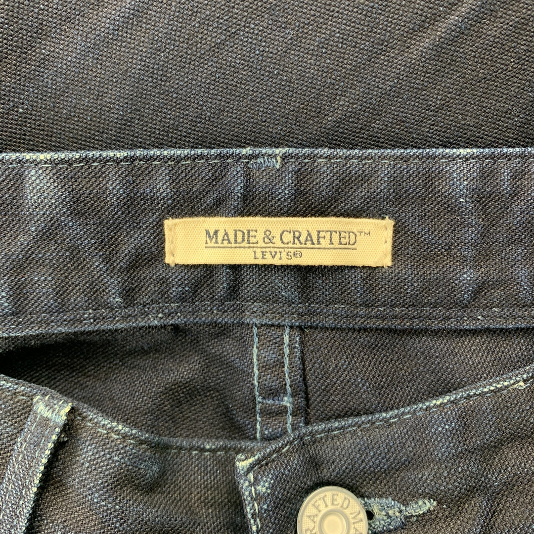 LEVI'S MADE & CRAFTED Size 32 Indigo Selvedge Denim Jeans