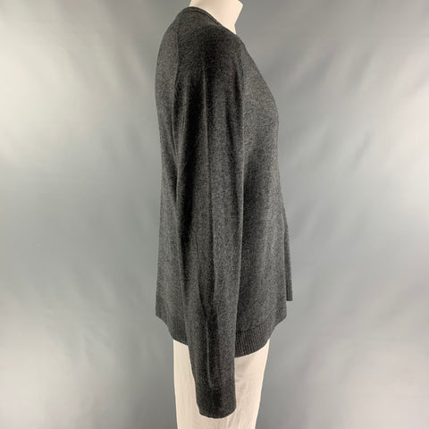 HOPE Size XXL Grey Heather Viscose Blend Pullover
