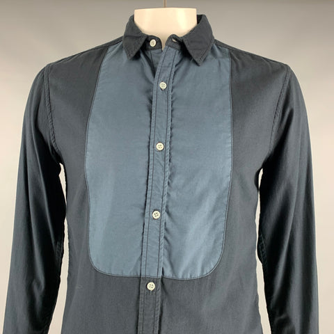 BAND OF OUTSIDERS Taille L Chemise à manches longues boutonnée en coton noir