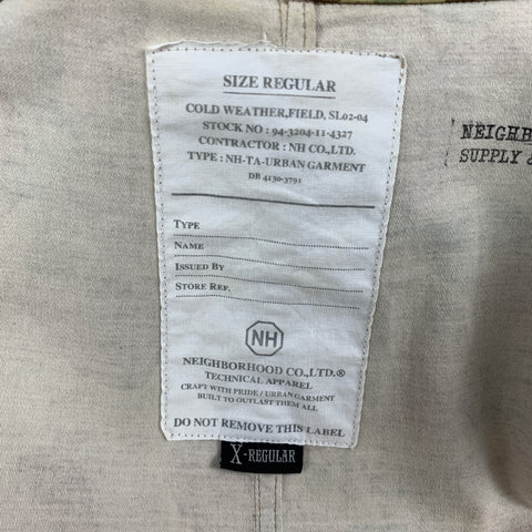 NEIGHBORHOOD Size XL Olive Brown Camo Cotton Notch Lapel Sport Coat