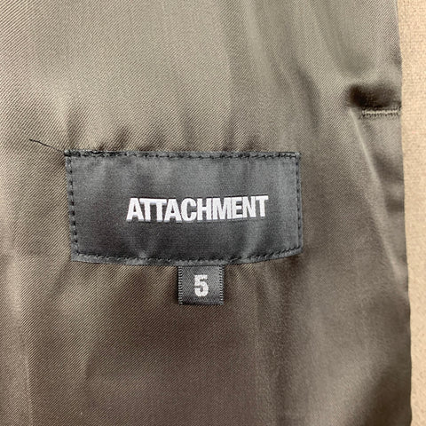 ATTACHMENT Size L Olive Wool / Cashmere Coat