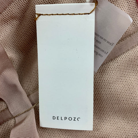 DELPOZO FW 19 Size 4 Pink Silk Strapless Dress