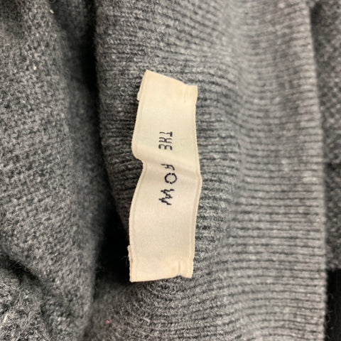 THE ROW Size XS Grey Cashmere Silk Pleated High Waisted Casual Pants