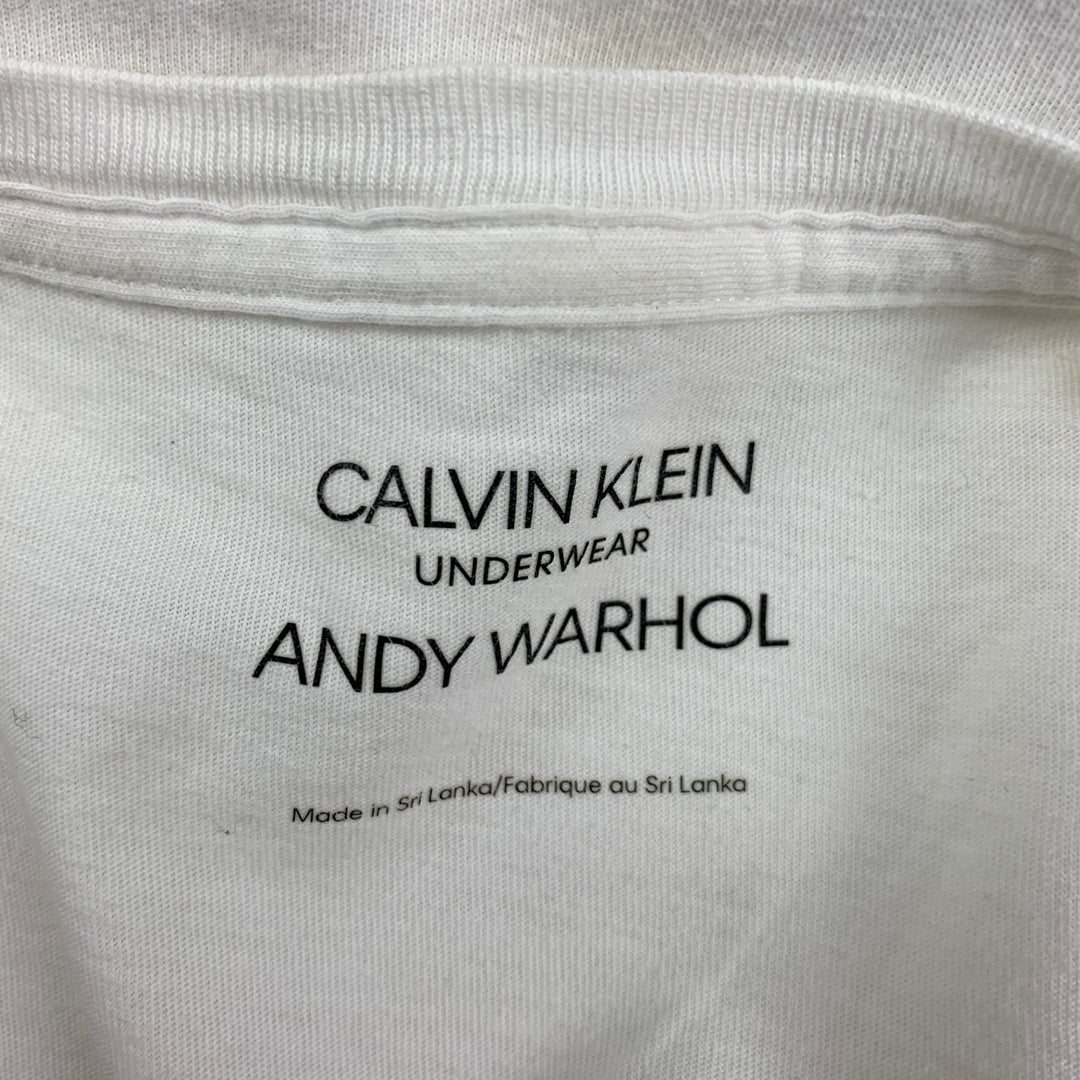 White cotton t-shirt Andy Warhol White size L International in