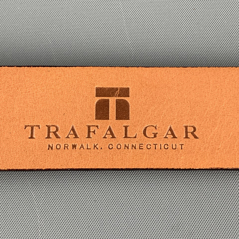 TRAFALGAR Size 38 Brown Leather Belt