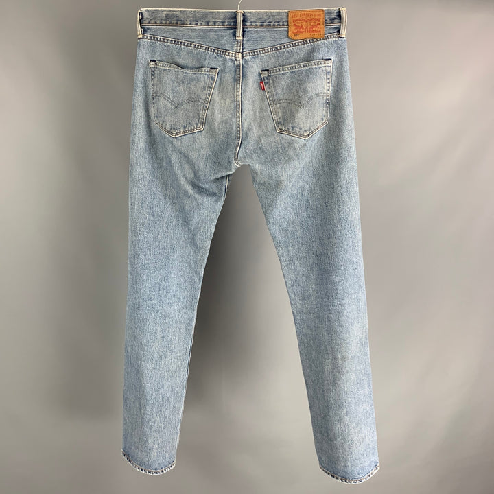 LEVI'S Size 34 light blue Wash Denim Jeans