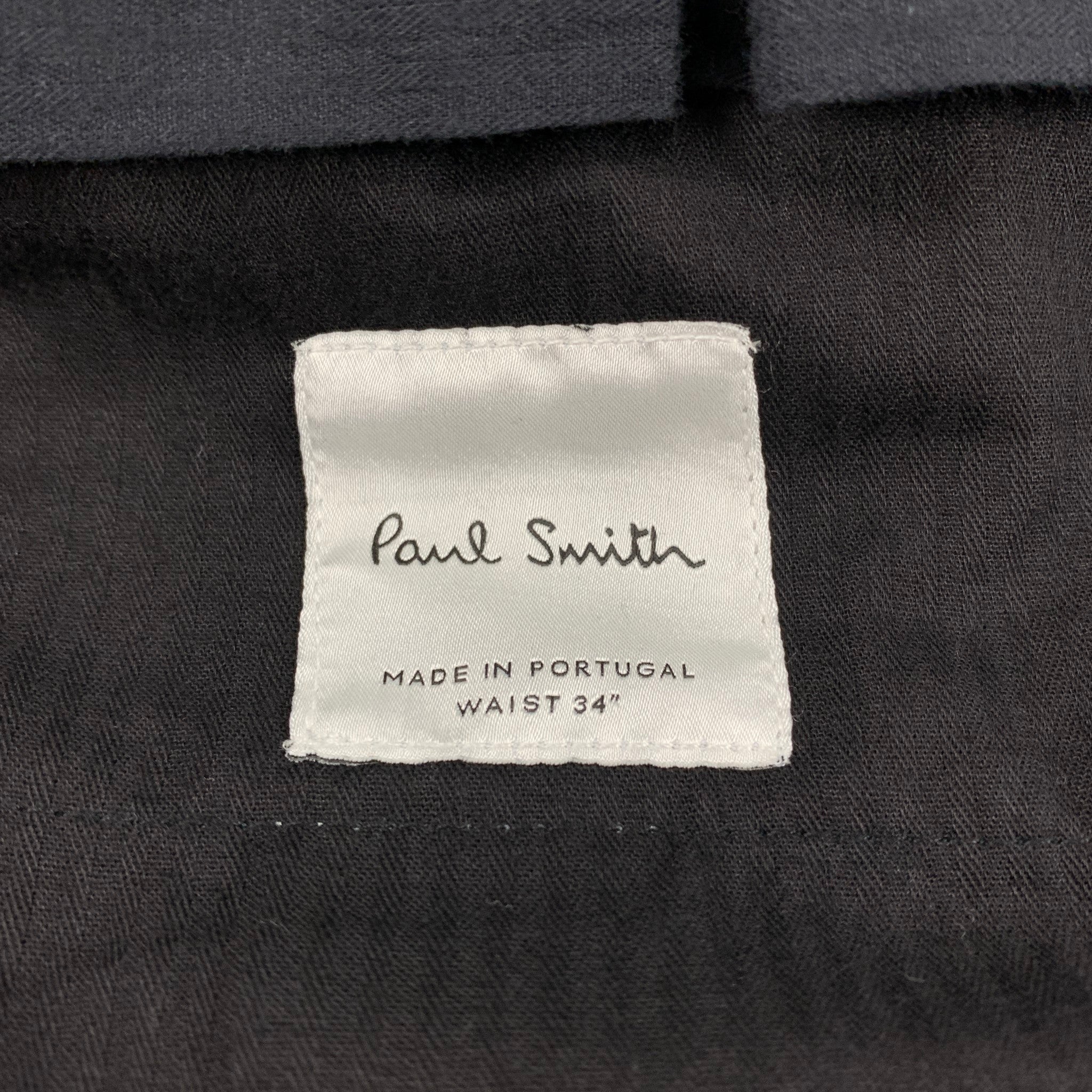 PAUL SMITH Kensington Fit Size 44 Forest Green Wool / Cashmere