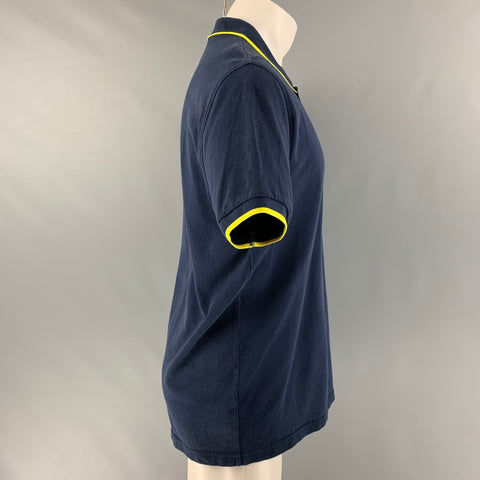 KENZO Size M Navy Buttoned Polo