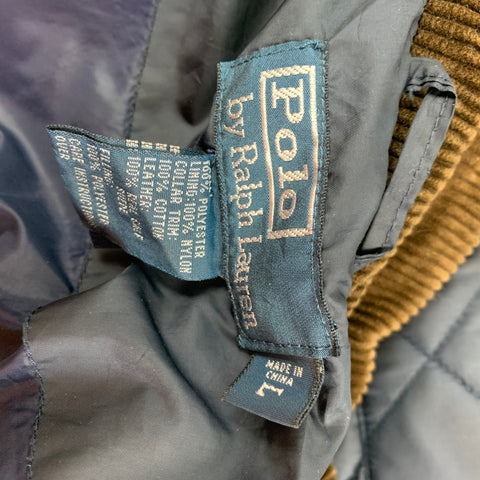POLO by RALPH LAUREN Size L Navy Quilted Polyester Jacket