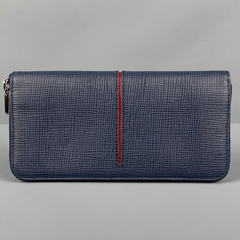 TOD'S Cartera de piel texturizada en rojo marino