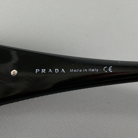 PRADA Black Acetate Sunglasses