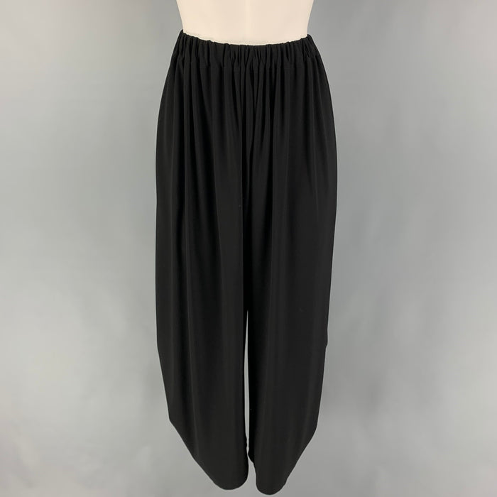 ISSEY MIYAKE Size M Black Blend Wide Leg Casual Pants