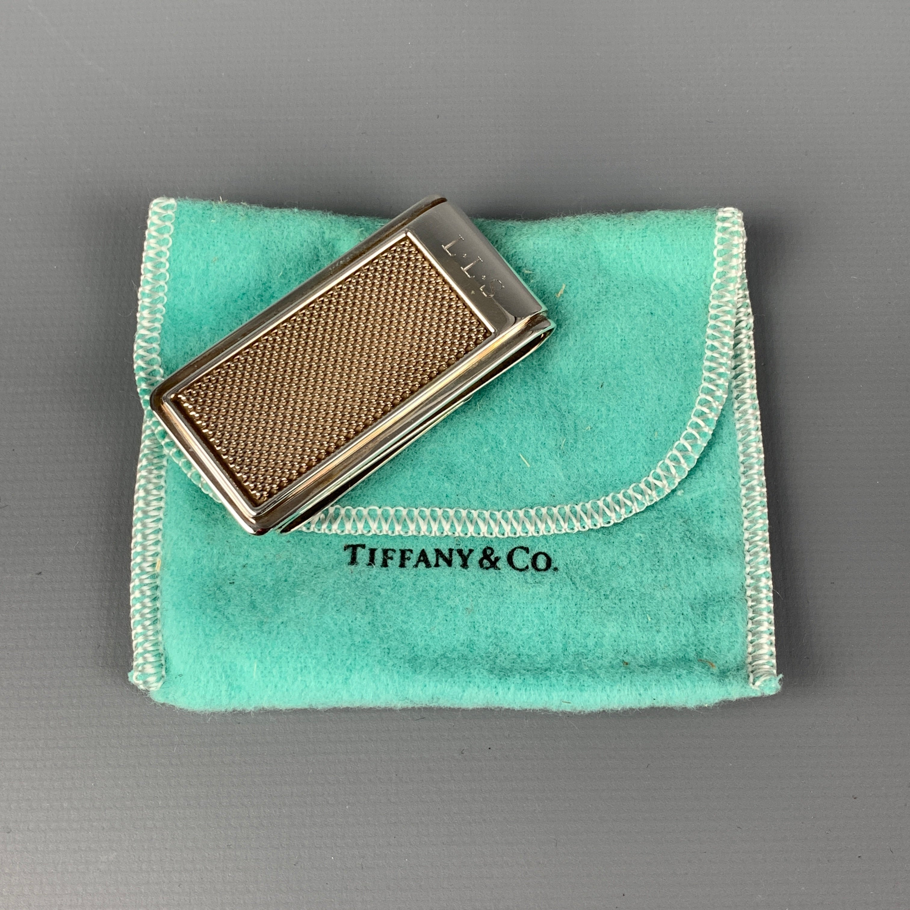 Vintage TIFFANY & CO. Diamond Point Sterling Silver Money