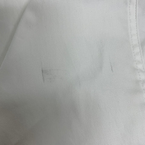 DSQUARED2 Talla M Camisa blanca de manga larga con botones de algodón y elastano liso