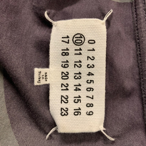 MAISON MARGIELA Size L Grey Cotton Short Sleeve T-shirt