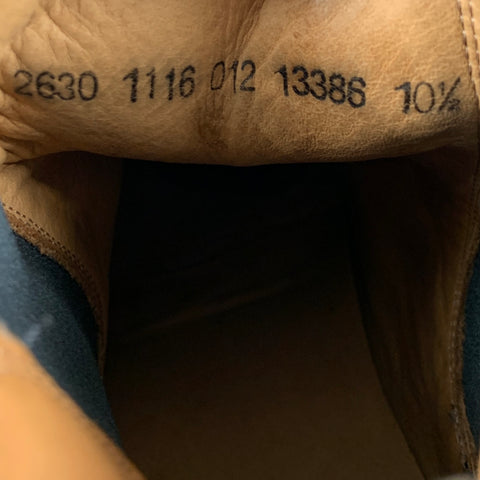 JOHN VARVATOS Taille 10,5 Bottes en cuir vieilli gris