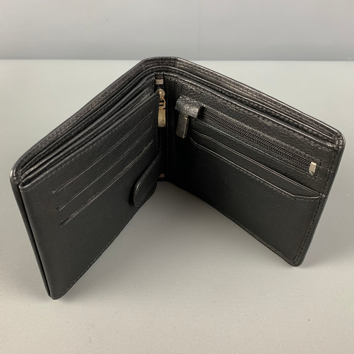 LA BAGAGERIE Black Leather Wallet