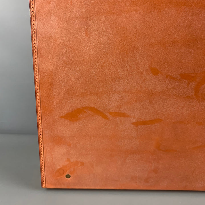 SWAINE ADENEY BRIGG Tan Leather Briefcase