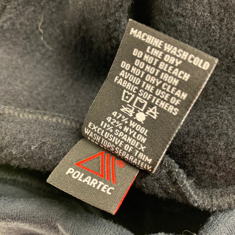 MISSION WORKSHOP Size L Black Wool Blend Hoodie Sweatshirt