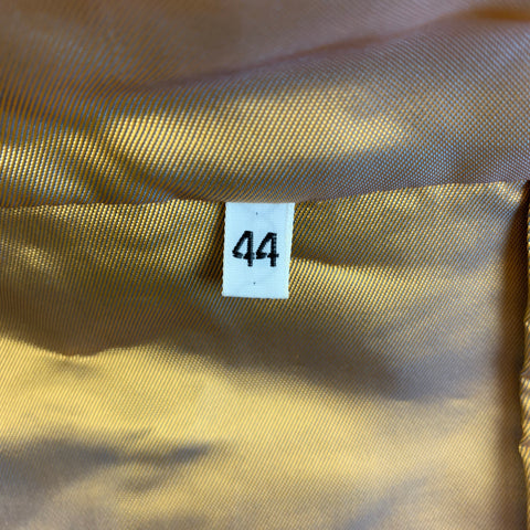 FAVOURBROOK Size 44 Burgundy Gold Embroidery Velvet Vest