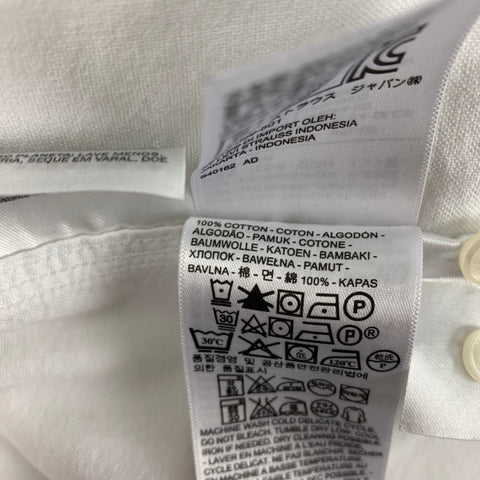 LEVI'S Size S White Cotton Button Up Long Sleeve Shirt