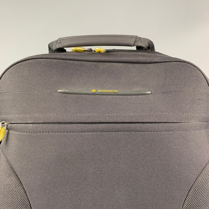 SAMSONITE Charcoal Nylon Rectangle Backpack