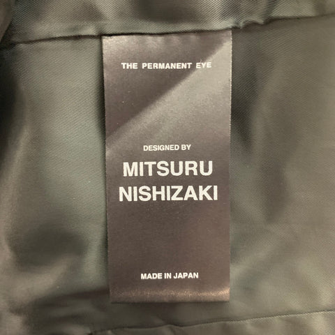 THE PERMANENT EYE Size 44 Black Wool Single Breasted Sport Coat