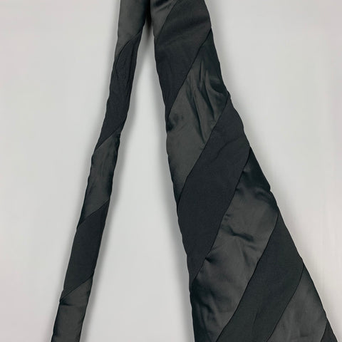 VIKTOR & ROLF Two Tone Black Padded Scarf