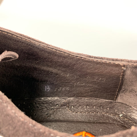 DOCKERS Size 8.5 Brown Suede Double Monk Strap Loafers