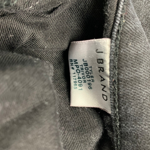 J.BRAND Talla 33 Vaqueros ajustados de algodón negro