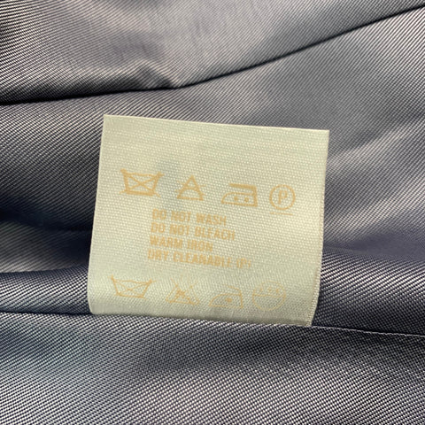 ESCADA Taille 6 Veste à simple boutonnage en cachemire bleu