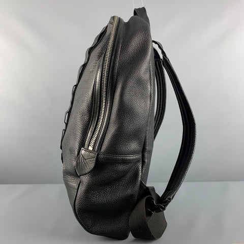 Mochila de piel granulada negra de RAG &amp; BONE