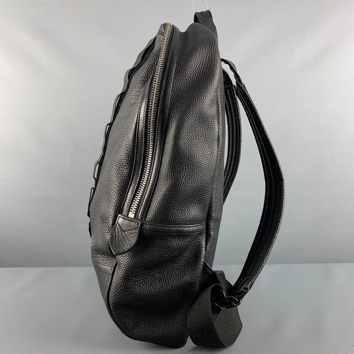 Mochila de piel granulada negra de RAG &amp; BONE
