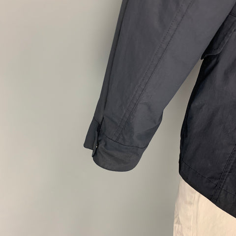 RAG & BONE Size L Navy Cotton Parka Jacket