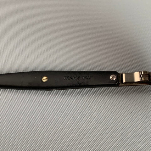 BOLLE Black Metal Oval Rhodia 2.0 Sunglasses